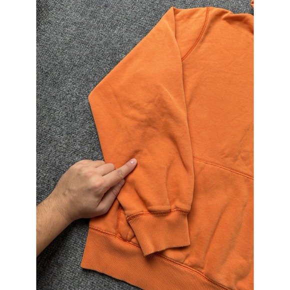 Mens Hoodie Nike Orange Pullover The Athletic Dept, Size L - Picture 10 of 11